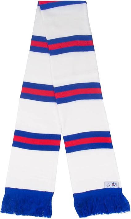 Foulard De Football Rétro Rangers - '9 En Rangée' - Écharpe Supporter