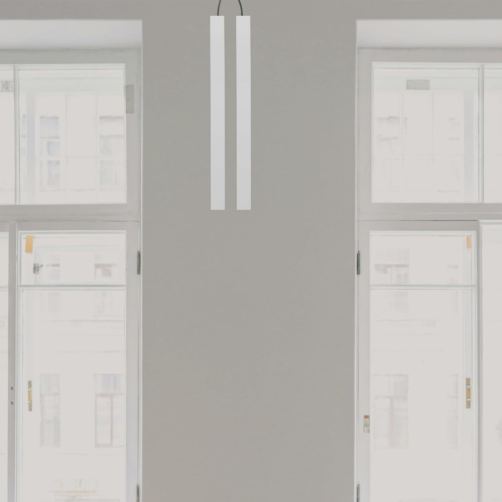 Juego de Canaletas para Cables 40x3x1, 5 Cm PVC Blanco