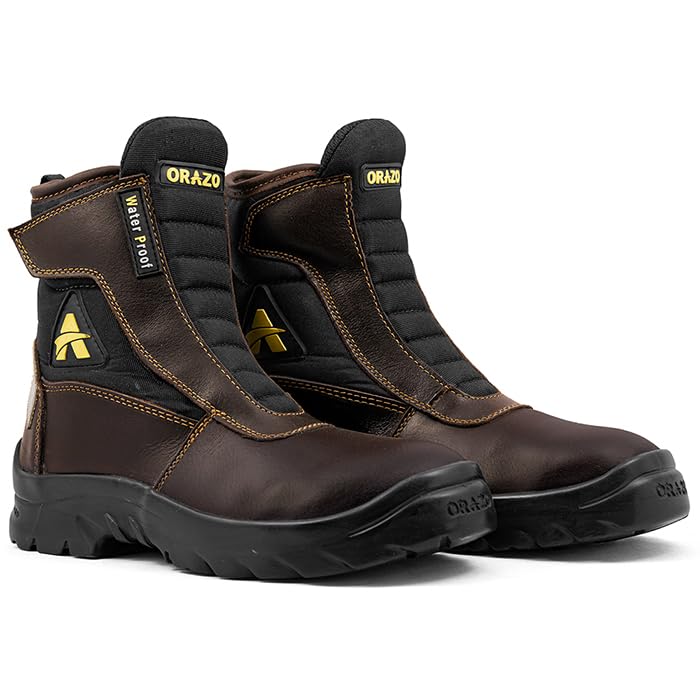 Image of ORAZO PICUS TRAIL - Water-PROOF - CE Certified - EN13634:2017 - Level 2,2,2,1 - Motorcycle Riding Boots