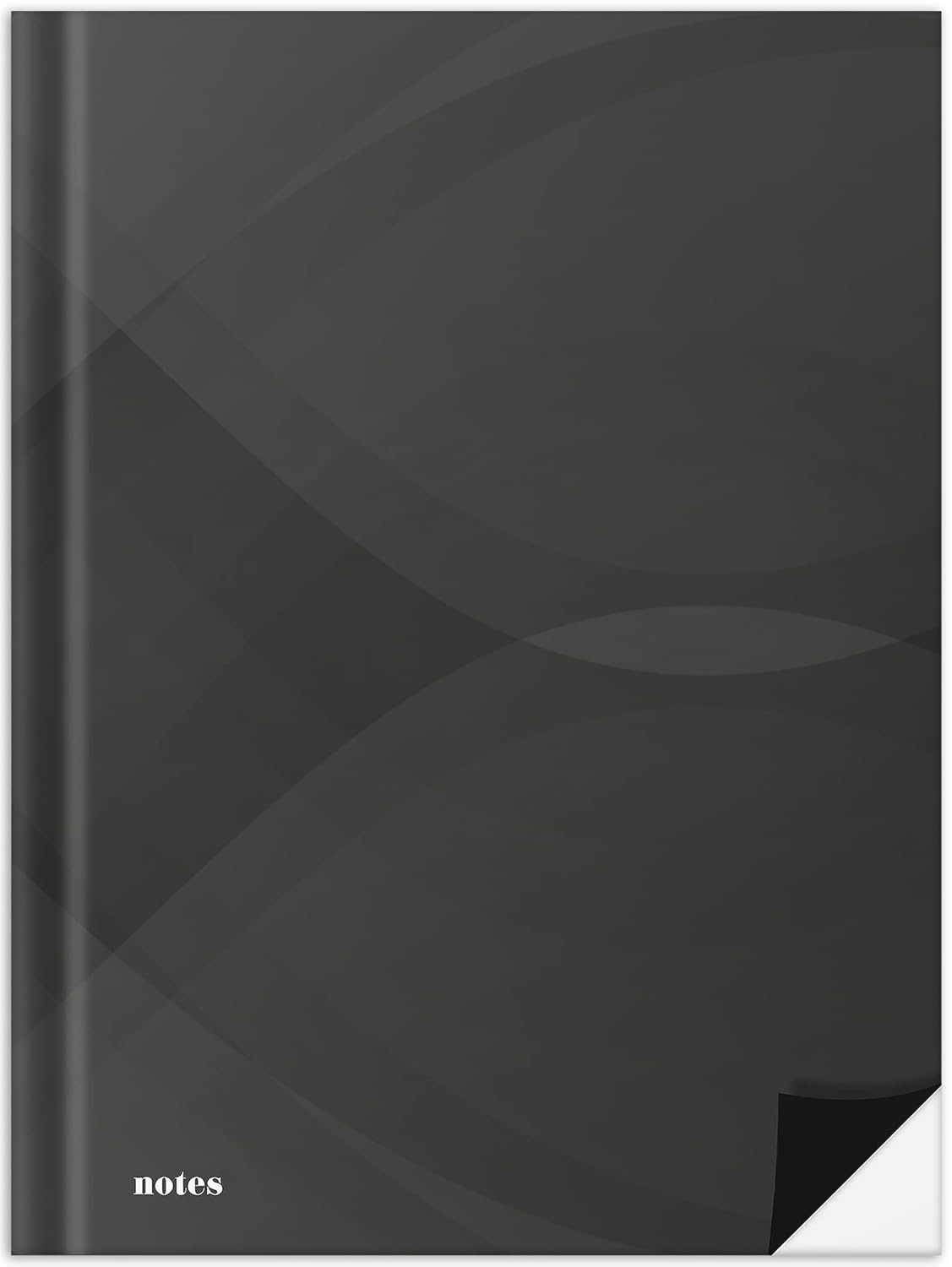 RNK 46743 Notebook / Notebook "Notes Carbon Black", Blank, DIN A5, 96 Sheets, 1 Piece      Unknown Binding