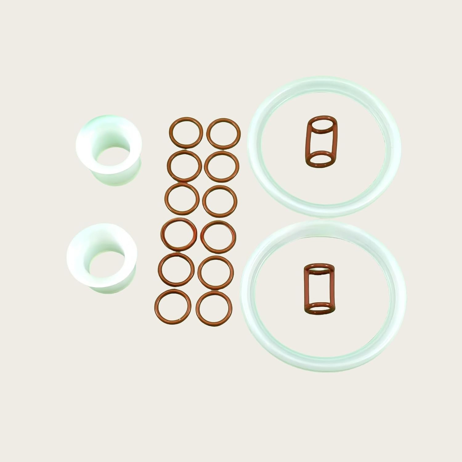 18個 サークルガスケットコンビネーションシリコンシーリングリングスペアパーツ継手、ZM対応、ソフトサーブアイスクリームマシン、ホー