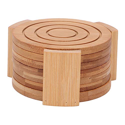 Porta-copos, porta-copos de bambu, cofre durável e escritório higiênico para restaurante de hotel em
