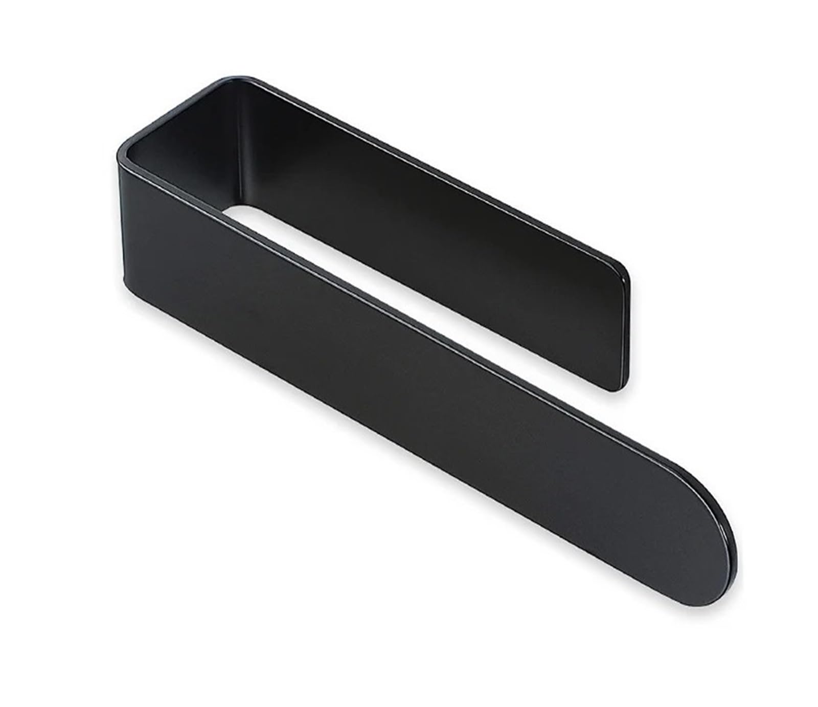 1pc Towel Rack Non-punched Bathroom Self-adhesive Kitchen Hand Household Items(23CM Black)