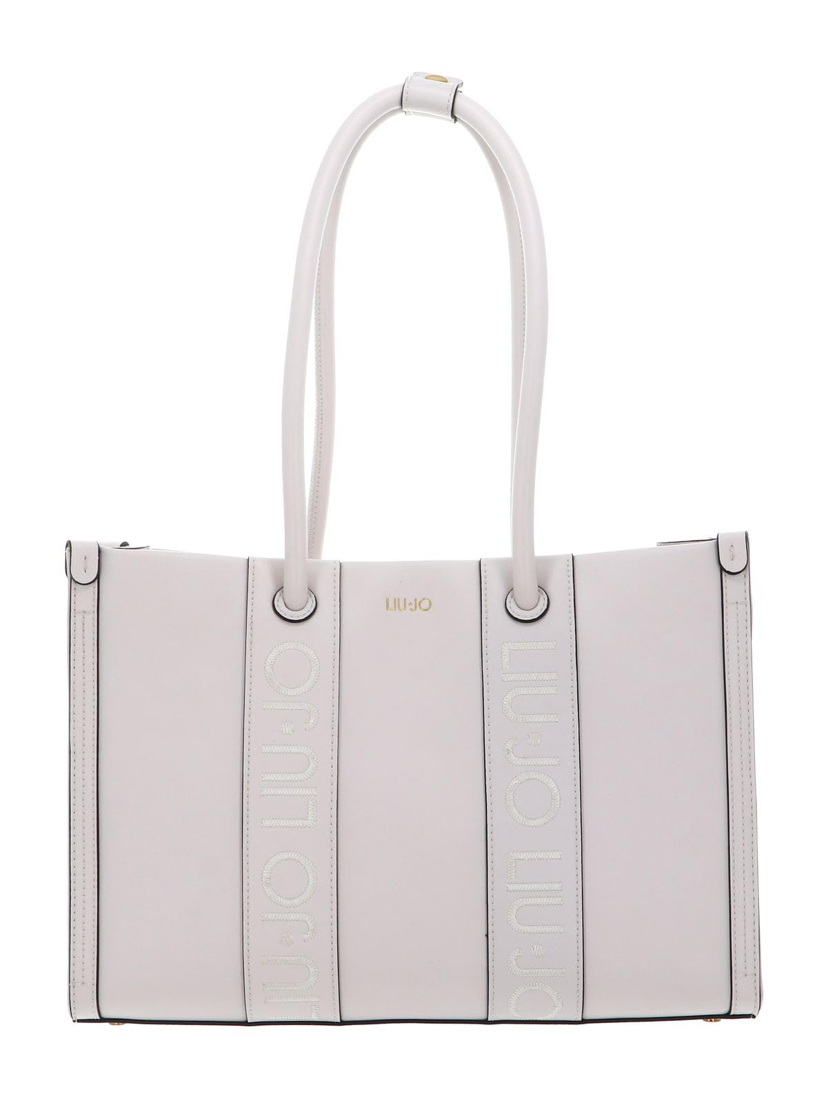 Borsa donna a mano Liu-jo Tanisha tote ecopelle true champagne BS24LJ10 AA4097 E0003