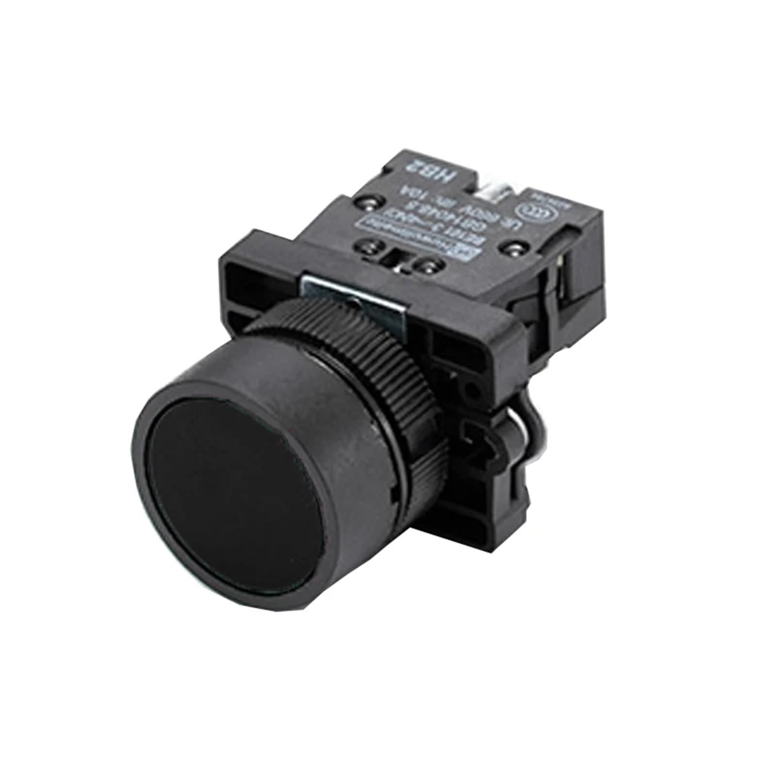 10 pulsadores de plástico XB2-EA de 22 mm con flecha negra/blanca, de inicio/parada, 10 A/415 V, con reinicio automático/momentáneo.(Blue)
