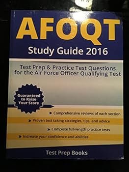 Paperback AFOQT Study Guide 2016: Test Prep & Practice Test Questions for the Air Force Officer Qualifying Test Book