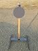 Collapsible (New) Steel Gong Target Stand W/ 10 Inch AR500 Gong