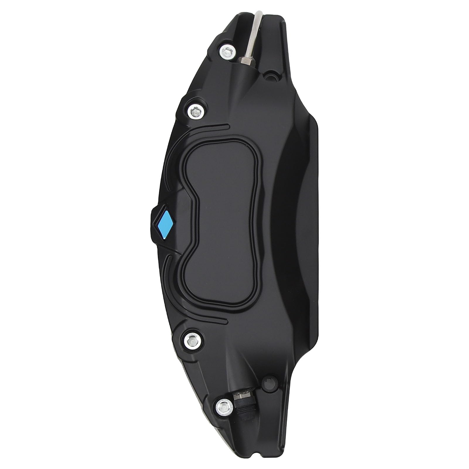 AMONIDA Osłony Zacisków ze Stopu Aluminium 18 Cali 19 Cali Stylowa Osłona Hamulca Pasuje do Modelu 3 2017-2023 4 szt. (BLACK)