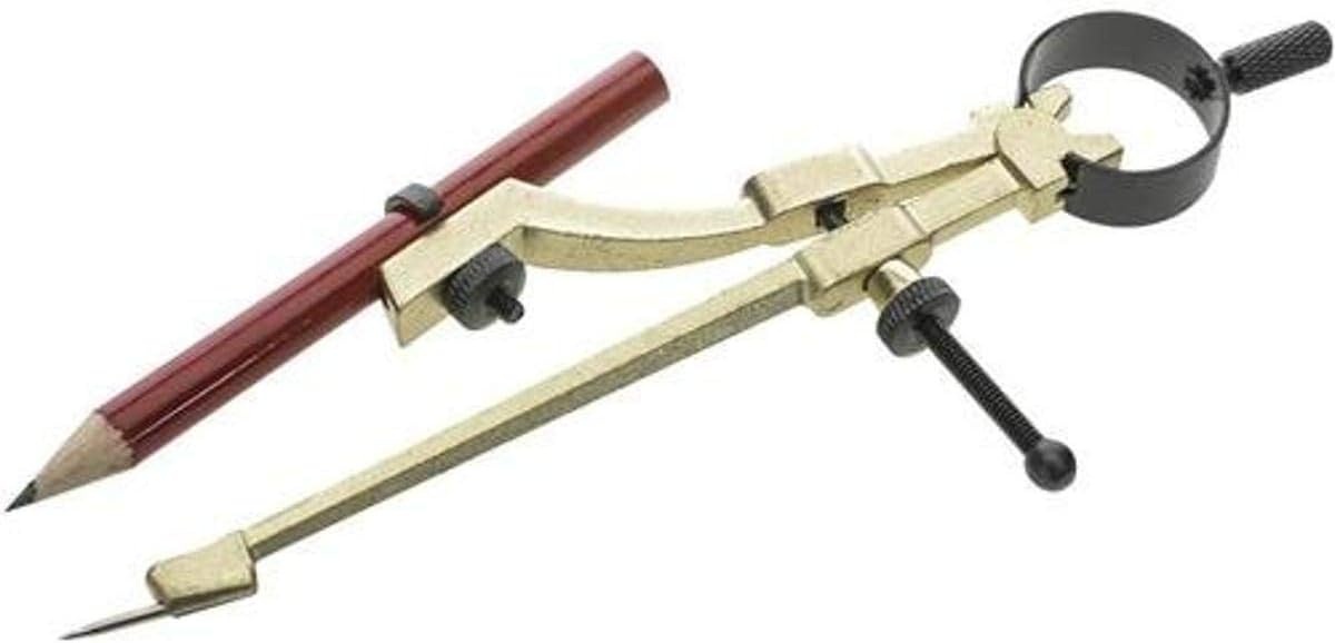 General Tools 842 Precision Pencil Compass, includes pencil , Yellow : Office Products