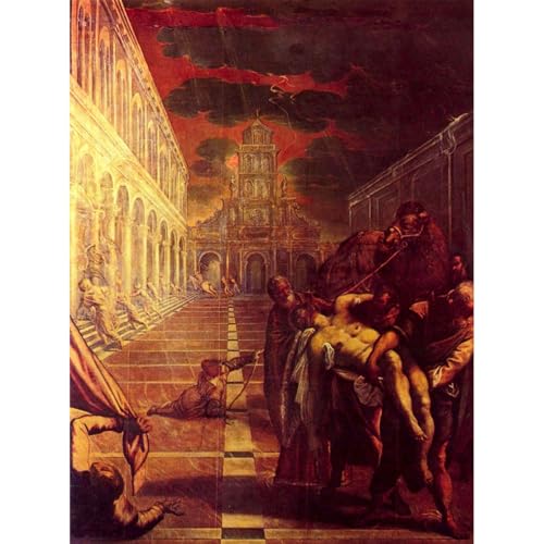 Impression d'art Tintoretto pour habiller un grand mur vide avec une toile de maître