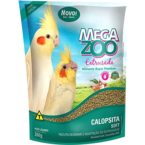 Megazoo Ração Megazoo Extrusada Calopsita Soft 350 G