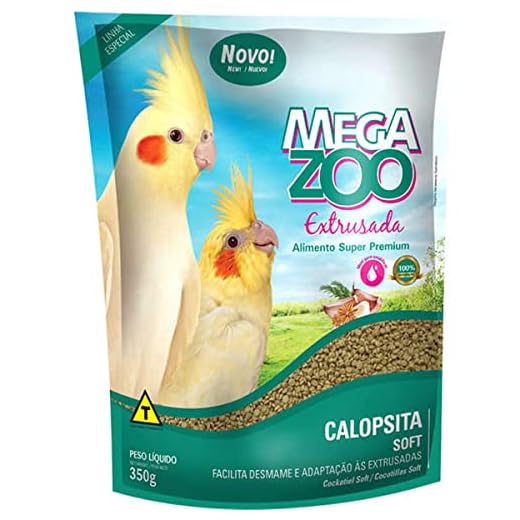 Megazoo Ração Megazoo Extrusada Calopsita Soft 350 G