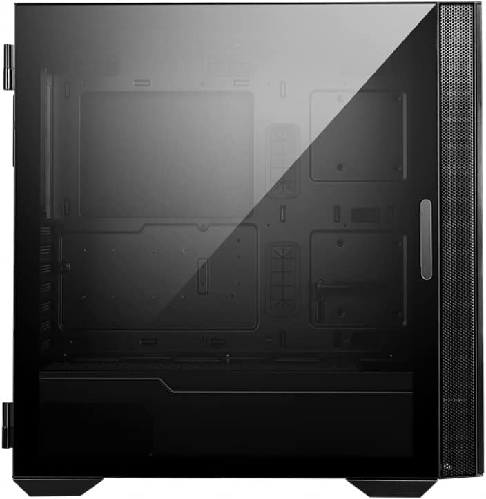 MSI MPG Series Quietude 100S - Mid-Tower Gaming PC Case: Tempered Glass Side Panel, 120mm Fans, Liquid Cooling Support up to 360mm Radiator, Mesh Panel for Optimized Airflow