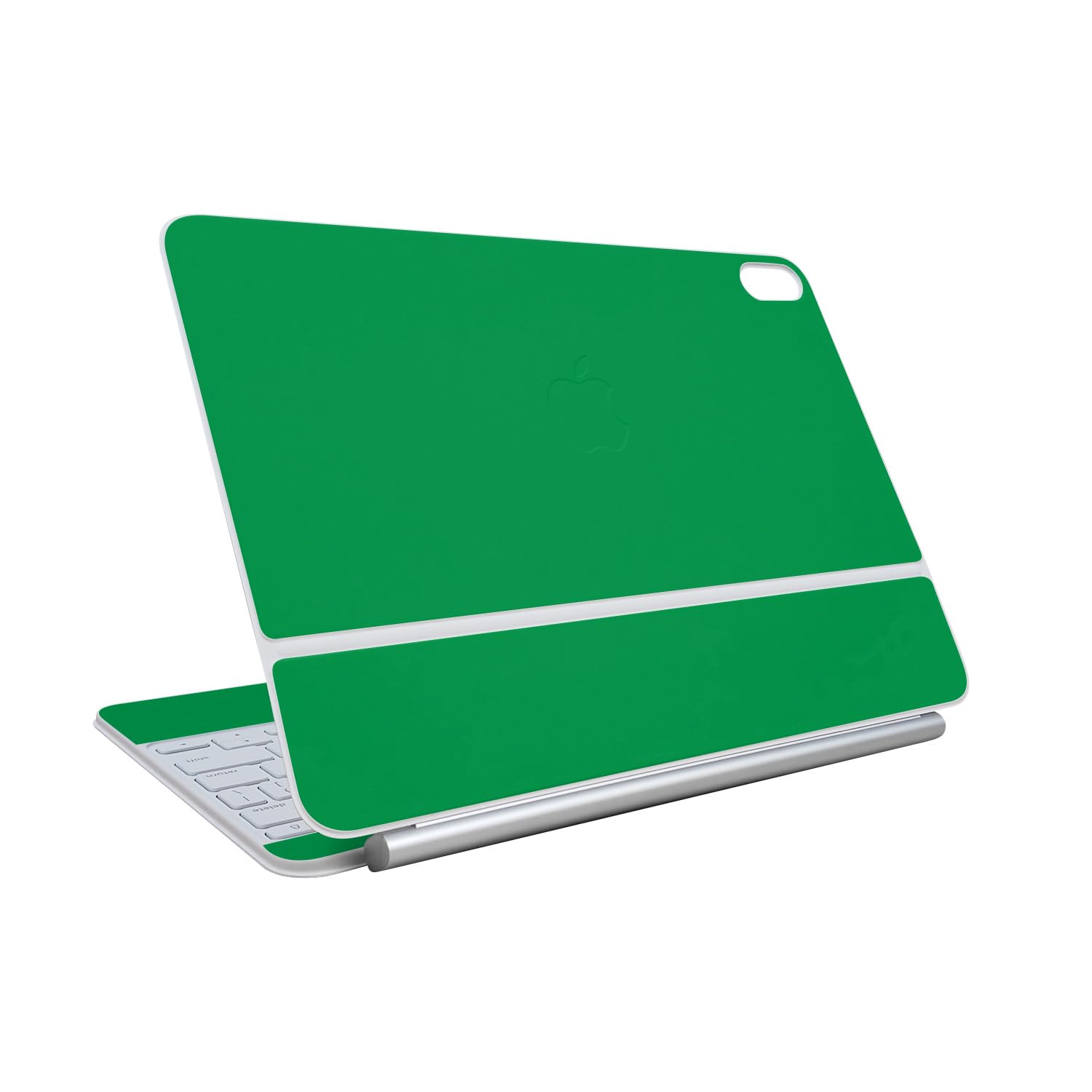 Skin Compatible with Apple Magic Keyboard for iPad Air 11-inch (M3) 2025 - Solid Green - Premium 3M Vinyl Protective Wrap Decal Cover - Easy to Apply | Crafted in The USA by MightySkins