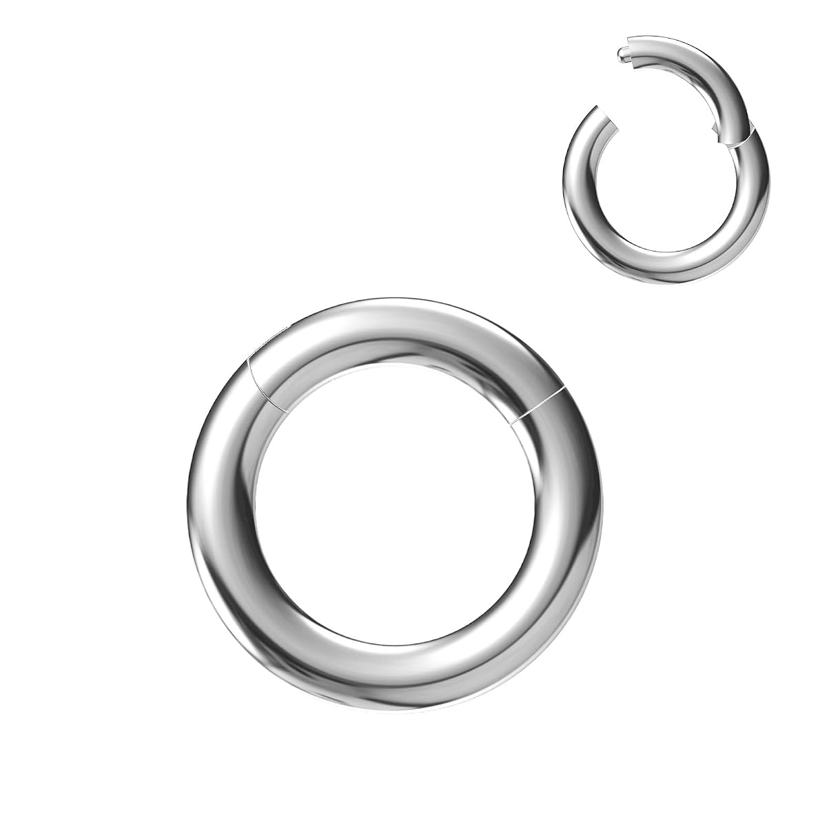 NewkeepsR Hypoallergenic Nose Hoop Rings 20G/18G/16G14G/12G/10G/8G/6G 316L