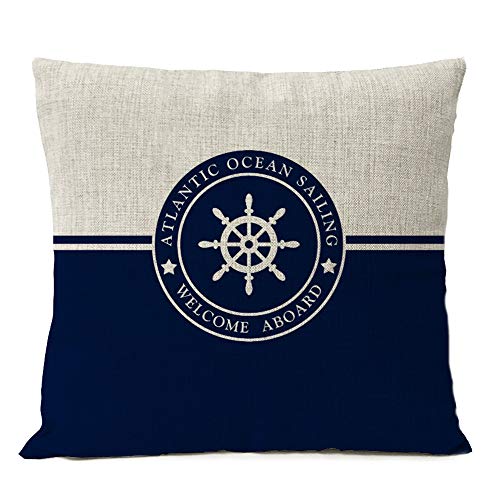 �}������ �N�b�V�����J�o�[ 45×45cm �S9�� MARINE �l�C�r�[ NAVY �R�[�X�^�� �C���e���A �G�� (Type I) [���s�A���i]