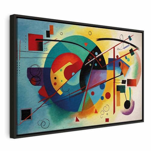 Décoration murale peinture acrylique style Kandinsky 120x80