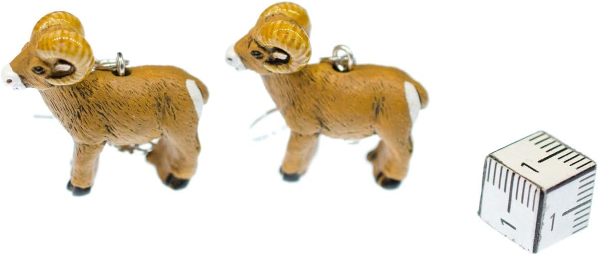 Capricorn Earrings Miniblings Animals Wild Ceramic 25Mm Animal