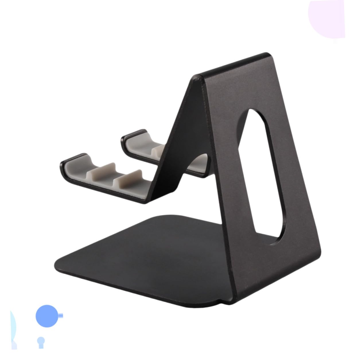 Housoutil 3 Piezas Soporte para Teléfono Móvil Escritorio De Metal Soporte para Tableta Teléfono Inteligente Soporte para Teléfono Móvil Soporte para Teléfono Soporte para Teléfono De