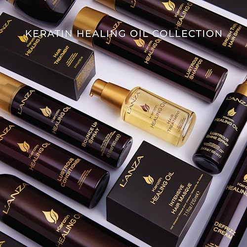 6. Bild von L'ANZA Keratin Kur, Haaröl-Spray für Glanz und Volumen, versorgt das Haar von der Wurzel bis in die Spitzen mit Feuchtigkeit, bändigt Frizz und verleiht Glanz (350 ml) 350 ml (1er Pack)