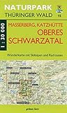  Wanderkarte Masserberg, Katzhütte, Oberes Schwarzatal: Mit Großbreitenbach, Mellenbach-Glasbach, Altenfeld, Goldisthal, Fehrenbach, Friedrichshöhe, ... Thüringer Wald: Wanderkarten. 1:30.000)