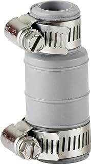 Dishwasher Connector with Clamp – PVC, 3/4 x 1 Inch – Flexible Drain Hose Connection for Garbage Disposal and Sink – Compatible with InSinkErator, Waste King, and More