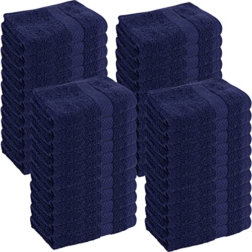 48-Pack Grey and White Washcloth Set - Perfect for a Green, Eco-Friendly Lifestyle