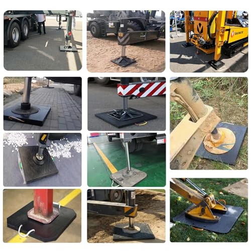 Bloques niveladores de RV impermeables para evitar hundimientos en remolques y grúas de auxilio 2
