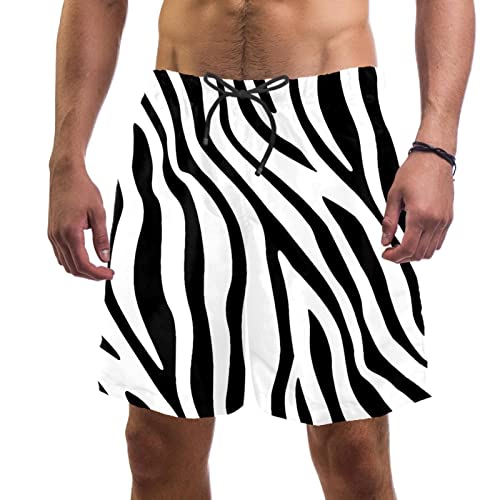 Maillot de bain homme séchage rapide short de plage motif peau d'animal léger