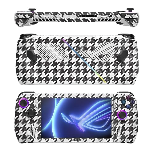 Image of MightySkins Carbon Fiber Skin Compatible with Asus ROG Ally - Houndstooth | Protective, Durable Textured Carbon Fiber Finish | Easy to Apply