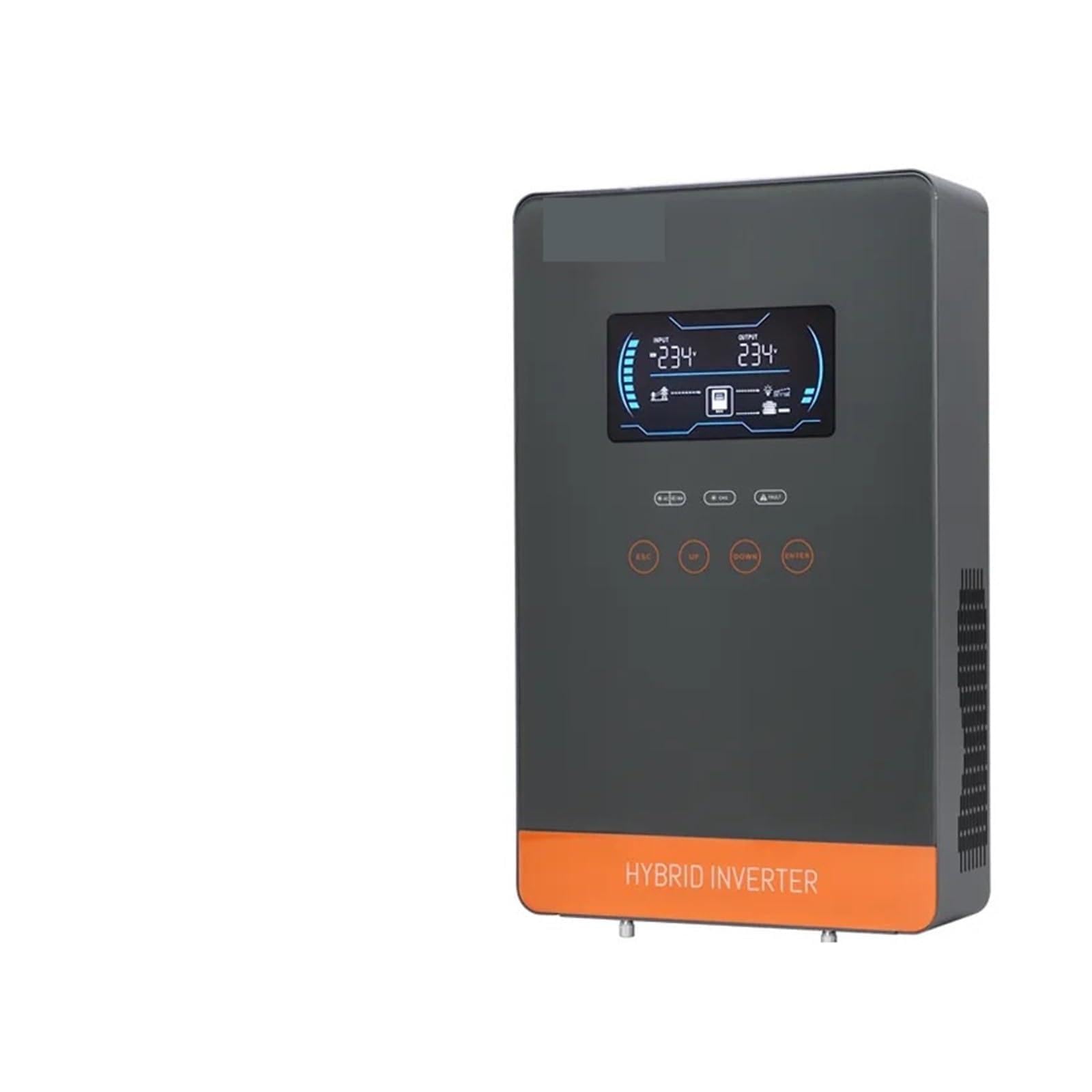 Kontroler ładowania 4500W 6500W hybrydowy inwerter słoneczny 24V 48V 230VAC off-grid z ładowarką słoneczną MPPT 150A 6.25 Cal przycisk dotykowy(4500W 24V,Without WiFi)