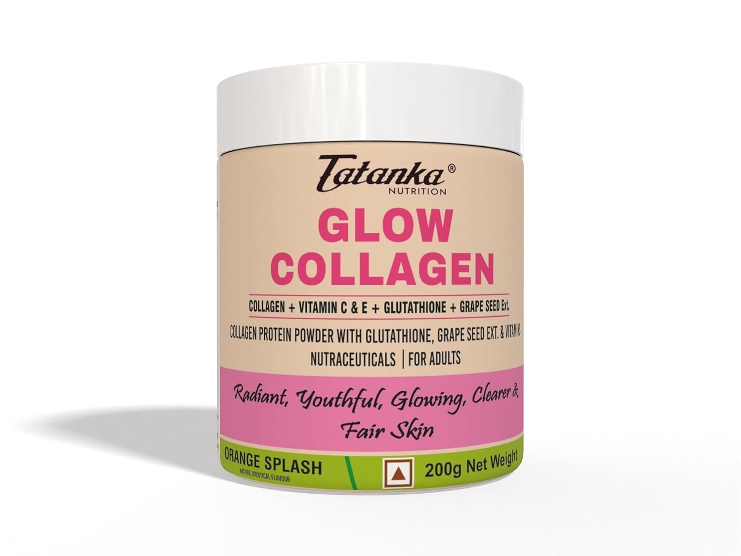 GLOW COLLAGEN MARINE COLLAGEN POWDER WITH GLUTATHIONE,VITAMIN C,E & GRAPE SEED EXT. | SUPPLEMENT FOR MEN & WOMEN TO GET GLOWING,RADIANT & FAIR SKIN 20 SERVINGS (200 GM, LYCHEE JUICE)-image-18