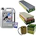 Produktbild QR-PARTS 69372492 Filter Set Inspektionspaket 5 Liter Liqui Moly Motoröl Top Tec 4600 5W-30 MANN-FILTER Innenraumfilter Luftfilter Ölfilter