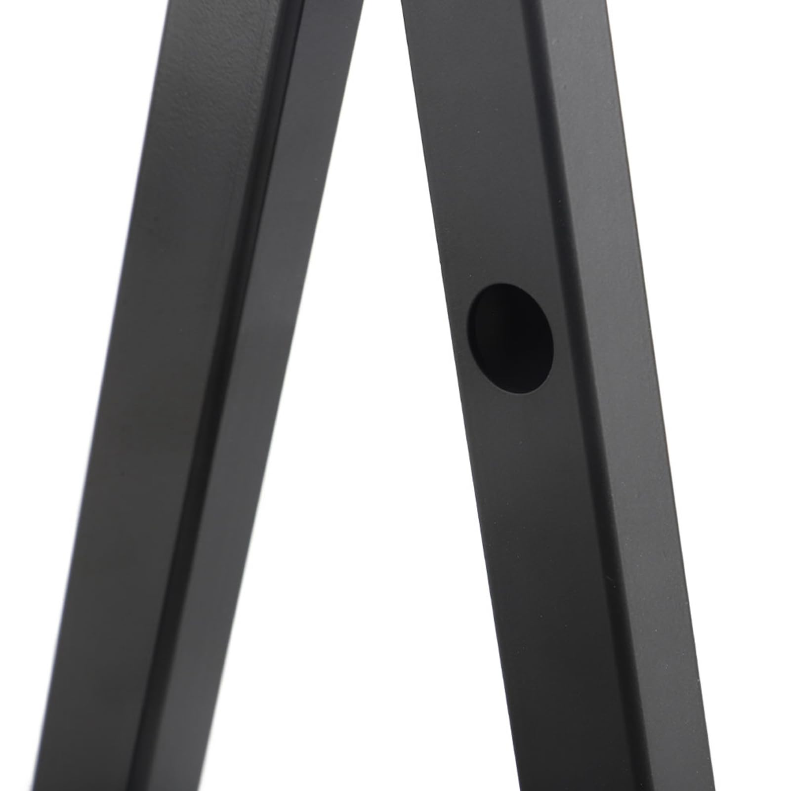 Soporte de Equilibrio Plegable para Balanceador de Ruedas de Motocicleta de 5 "x 23" para Nivelado Estático de Neumáticos, Material de Acero Duradero, Negro, con Accesorios de Instalación,