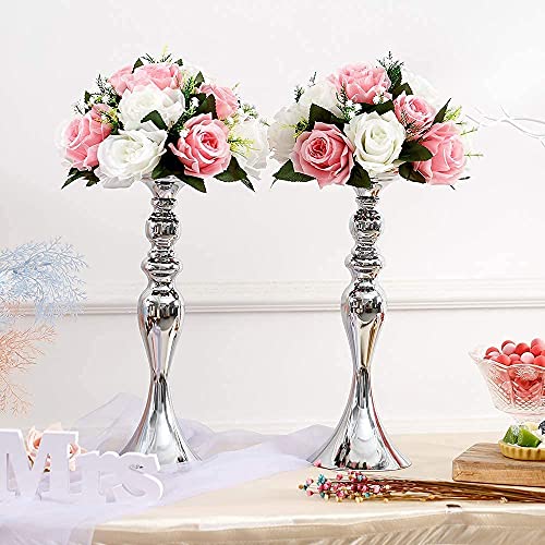 Fleurs artificielles en soie pour centre de table de mariage champêtre et grandes fêtes - 8