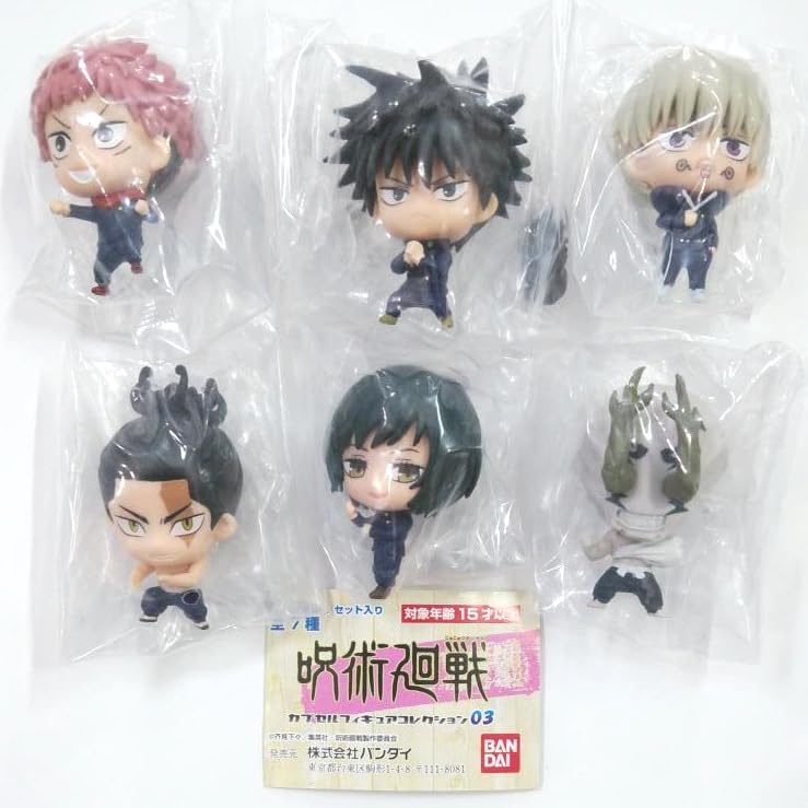 Amazon.co.jp: カプセル フィギュア コレクション 03 6種 セット 虎杖