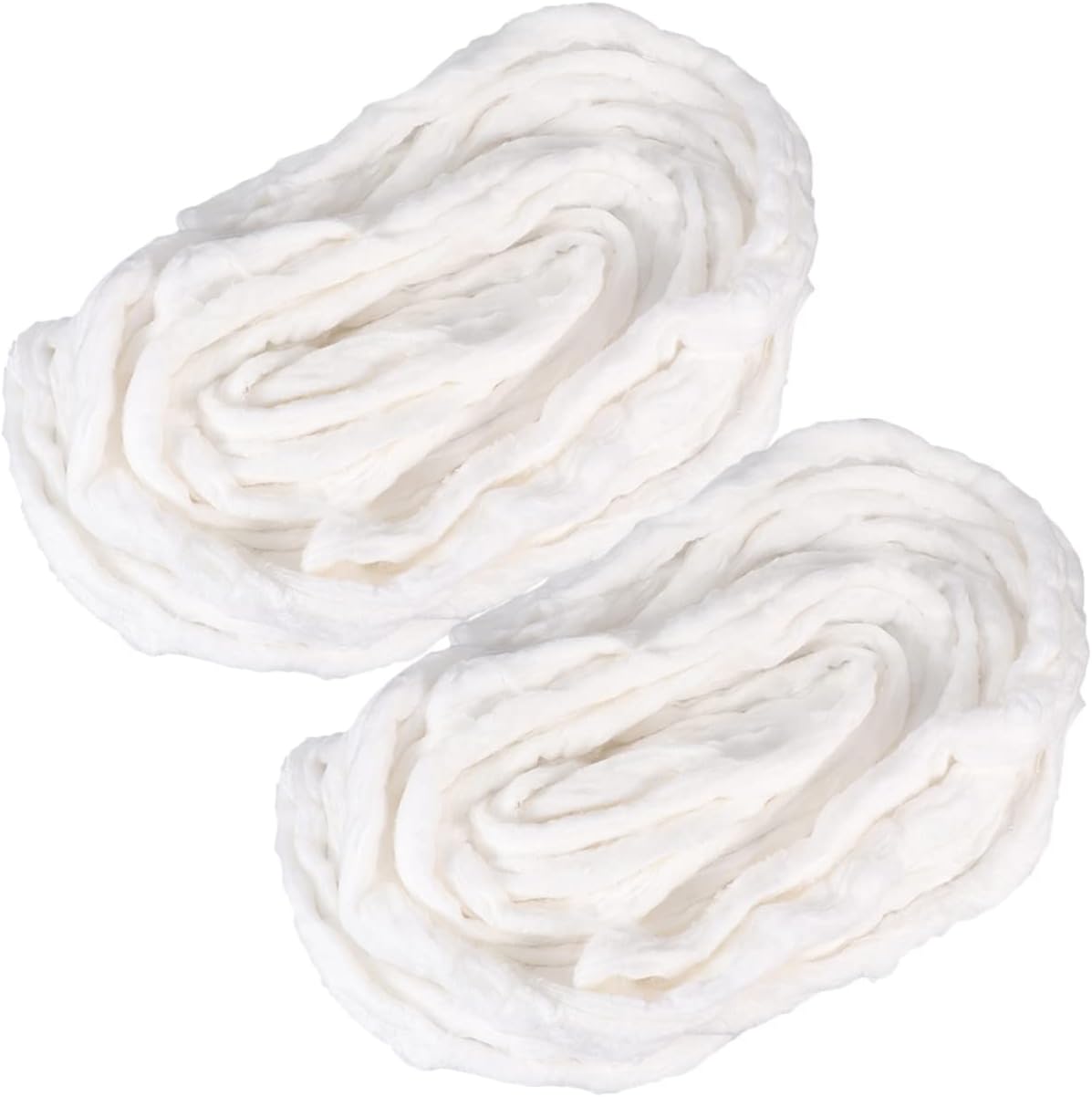 VOSAREA 2bags Cotton Beauty Coil Roll for Makeup Art of Soft Skin-Friendly Cotton Strips for Nail Art Hair Perms and Cleansing Per Bag