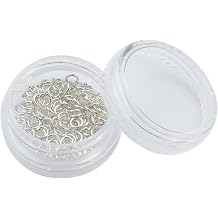 BEADIA 925 Sterling Silver Jump Rings 0.6x3.5mm 100pcs for Jewelry Making Findings
