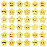 Kreatives Design: Das fünfzackige Sterndesign der Smile-Radiergummis, mit denen das Kind die Bleistiftmarkierungen aus mehreren Winkeln leicht abwischen kann.