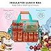 MIER 18L Large Soft Cooler Insulated Picnic Bag for Grocery, Camping, Car, Bright Orange Color