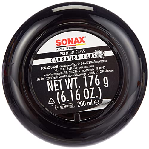 SONAX Premium Class Carnauba Wax 6.76 oz miniatura 6