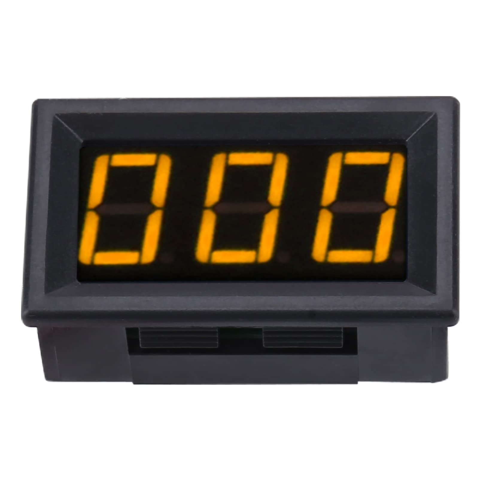 Amperometro digitale Alta precisione 3 cifre Modulo rivelatore di corrente Amp Monitor di misurazione Pannello di misurazione DC 0-1A (Giallo)