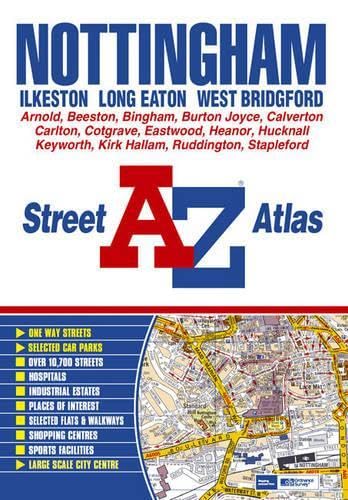 Image of Nottingham, Ilkeston, Long Eaton, West Bridgford, Street Atlas