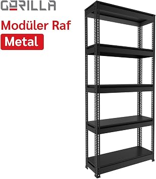 Gorilla Modüler Raf/Metal/Antrasit
