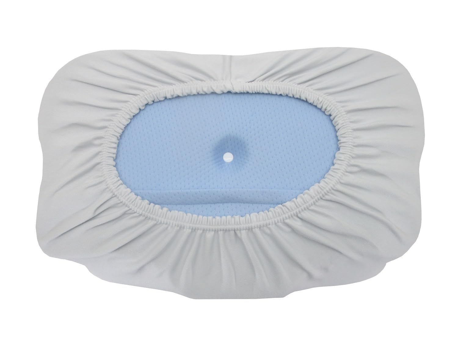 DUKAL | Bezug für Derila (Ergo) Memory Foam Kopfkissen | 36 x 54 cm | aus hochwertigem DOPPEL-Jersey | 100% Baumwolle