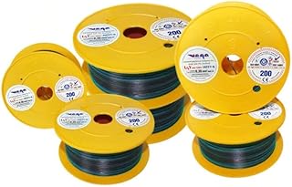 Single wire TLY/LIY 0,35 mm² 200 m Color: negro/azul.