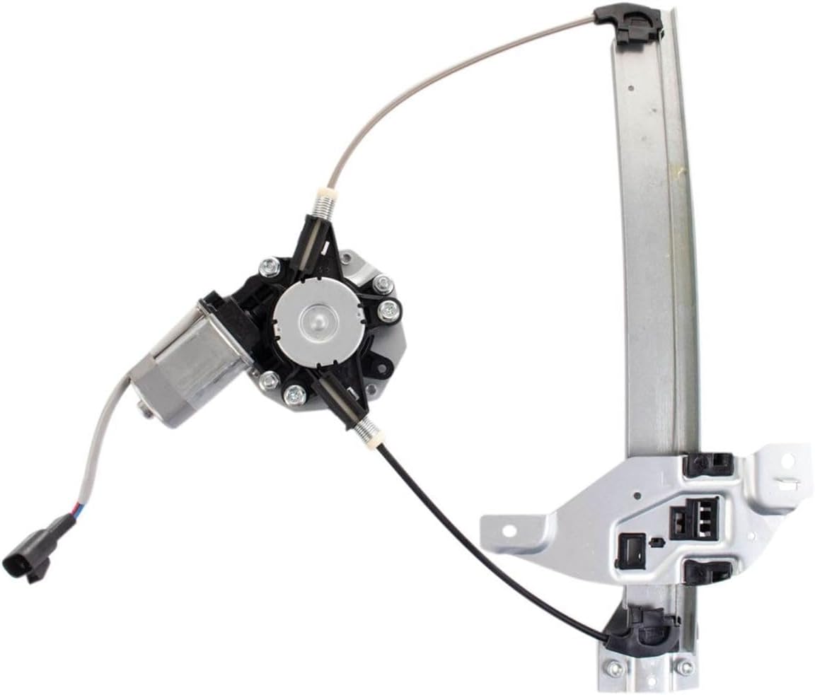 Rear Power Window Regulator w/Motor Driver Side Left 8-Gear Tooth Quantity Galvanized Steel Nylon 617-00183L 20927599 19180071 135-00264L