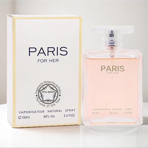 Miniatura 4 de META-BOSEM Eau de Parfum Natural Spray - 2 piezas de Perfume Collection Paris para ella+fragancia No.1 Paris para mujer, perfume natural  Elegante