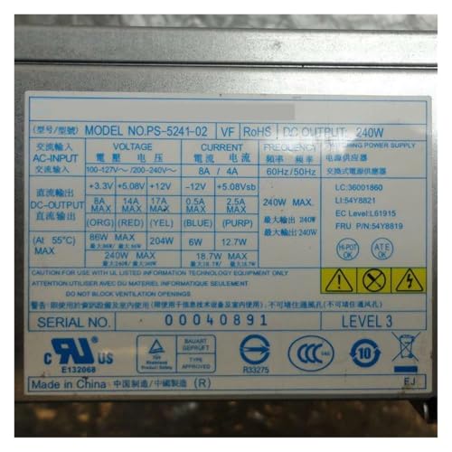 Alimentation 24 broches 240W PS-5241-02 bloc interne PC - 5