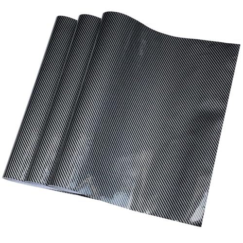 Film vinyle de fibre de carbone 2D texture mate pour finitions soignées 50cm